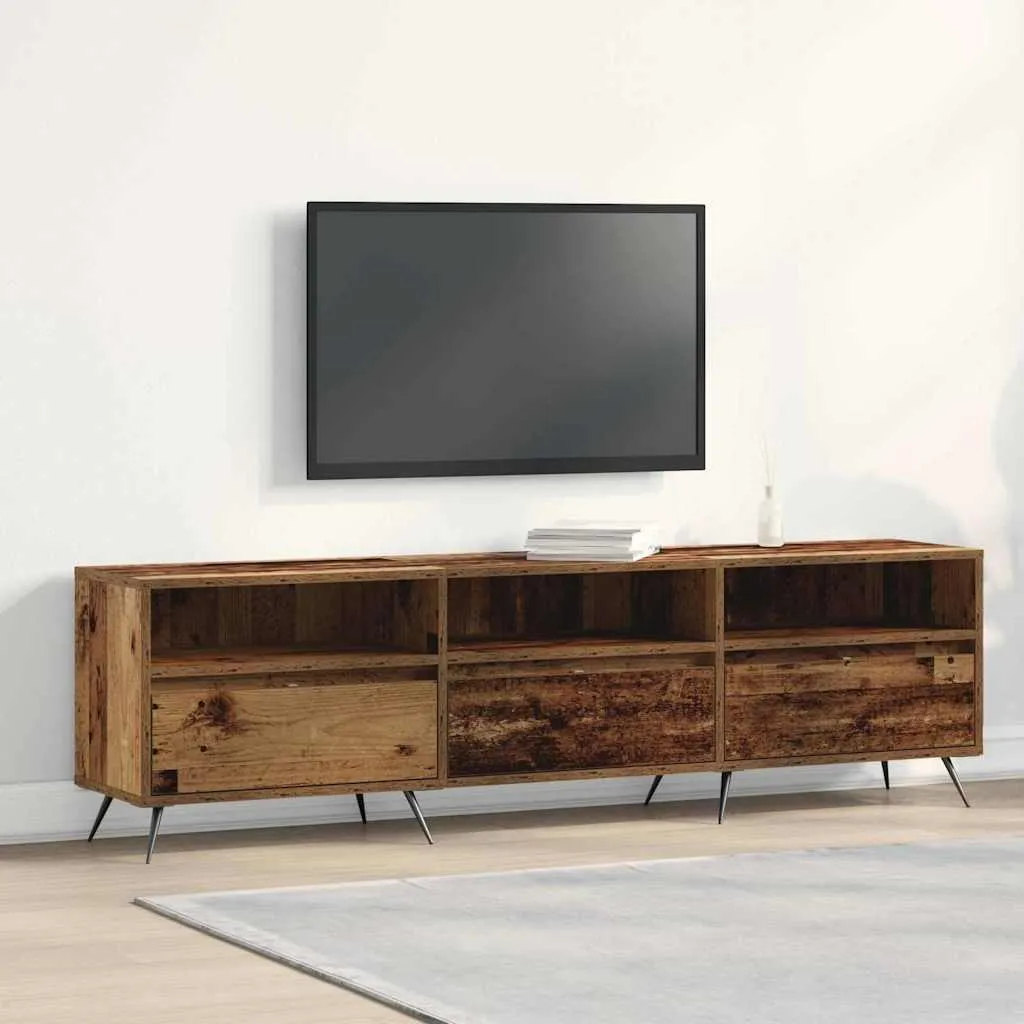 Base TV Legno Cloris 150x30 - Robusto Mobile Multimediale 1 Pacco
