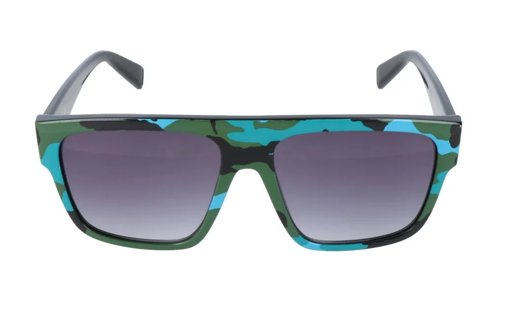 Max&Co. 307/S Occhiali da Sole Quadrati Verde/Nero Pattern 55mm