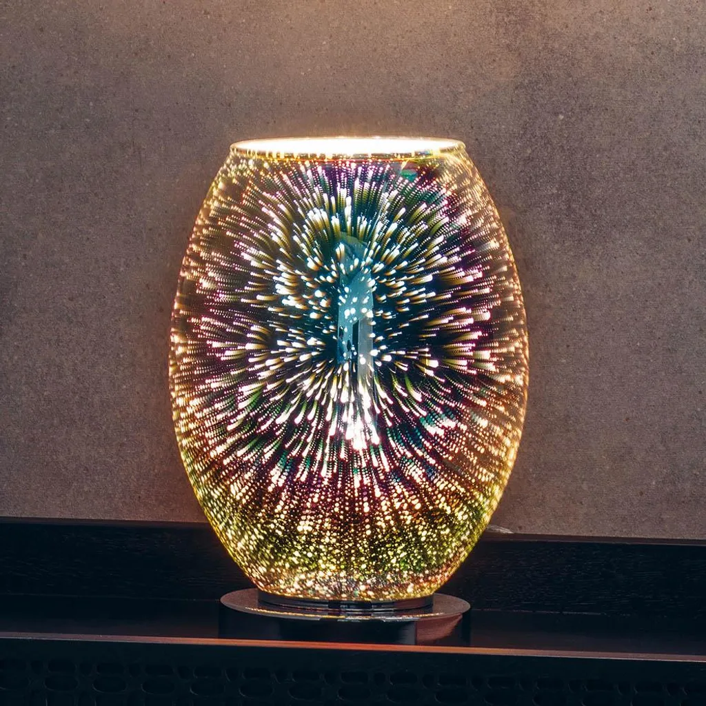 Lampe design sphérique chromée STELLAR - Éclairage intérieur verre E14 - 2