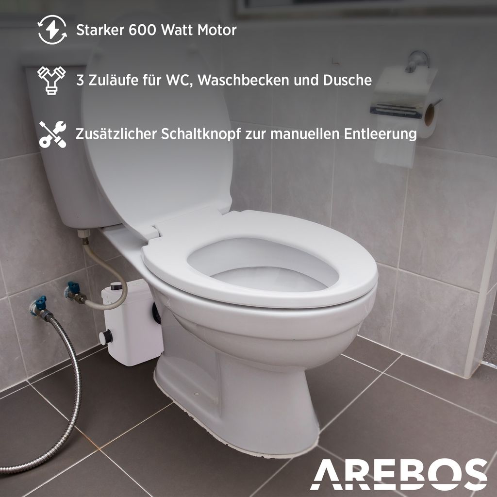 AREBOS Hebeanlage Schmutzwasserpumpe Sonstige Produktbild 11