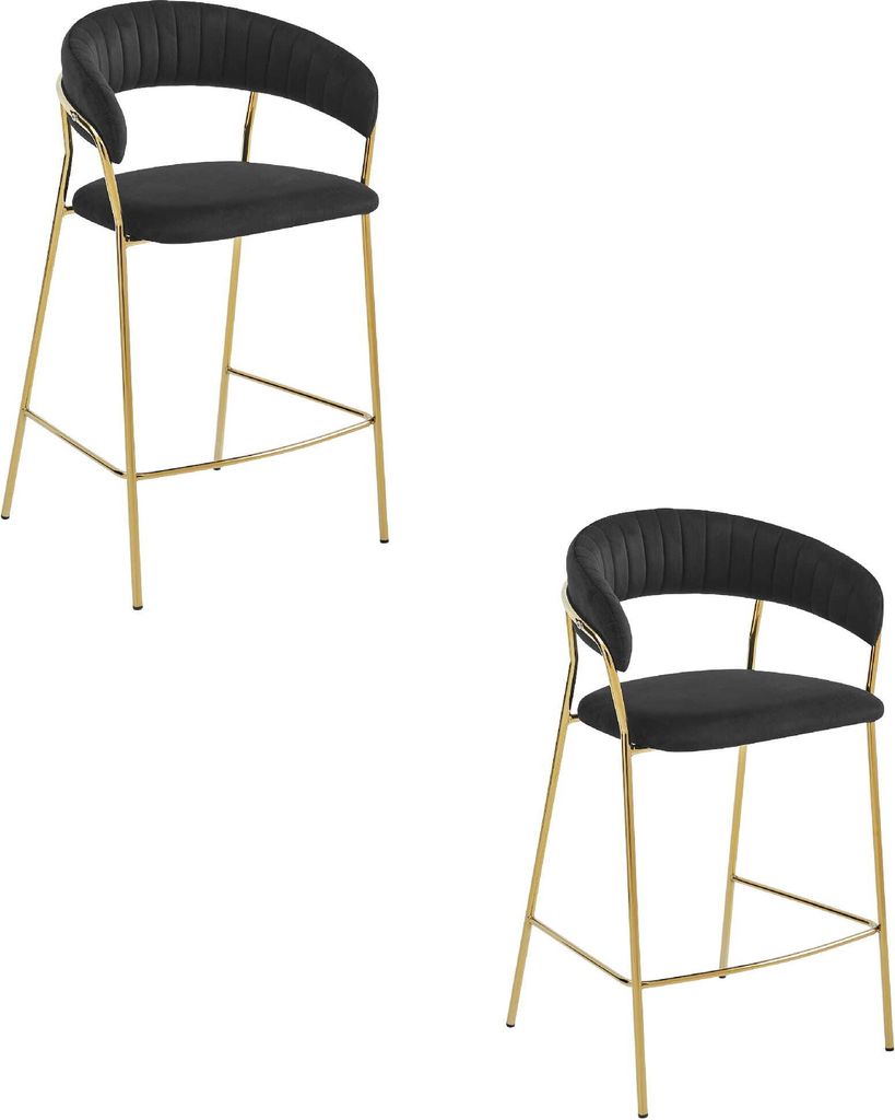Valora BADIA Hocker x2 | Hocker-Set für Küche, Flur oder Barbereich