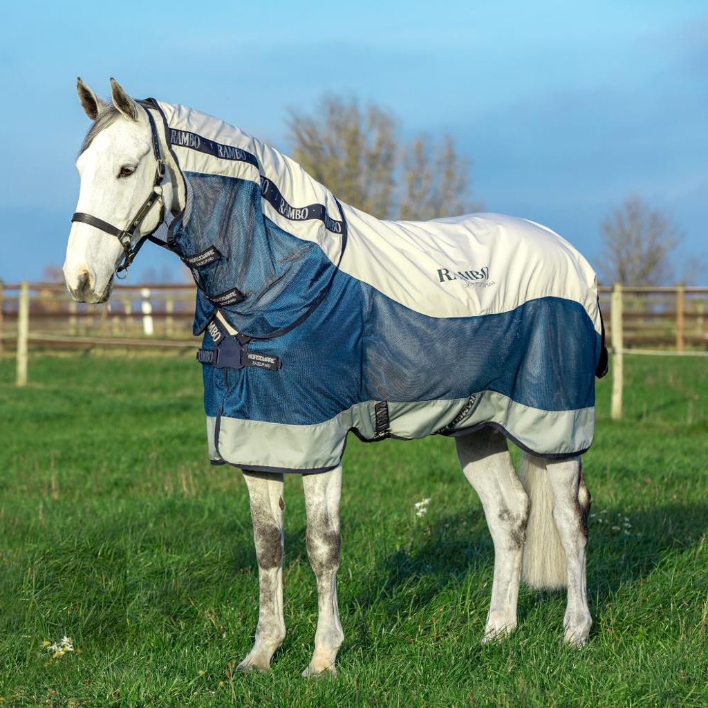 Horseware Amigo Hero 6 Lite Coperta Cavallo 0g | 140 Cm / 6'3" | Impermeabile E Traspirante Con Chiusura Doppia E Sistema Liner