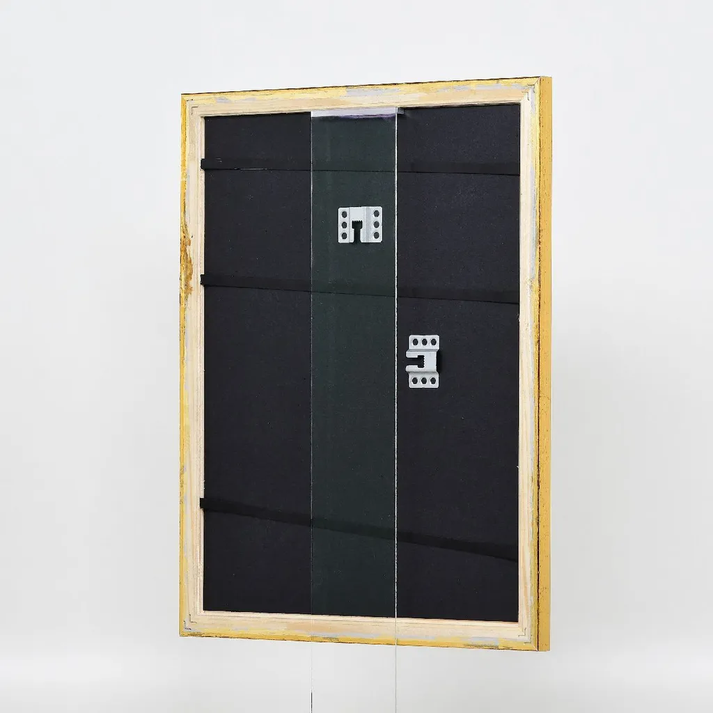 Cornice Oro A6 10,5x14,8 cm con Vetro Museo | Design Luxury Profilo 85 - 16