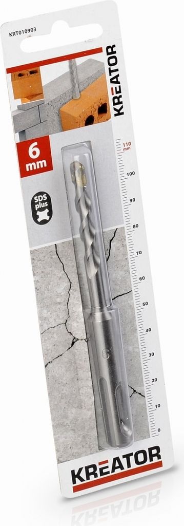 KREATOR KRT010903 - Vrták SDS PLUS do betonu 6x110 mm Obrázek produktu 