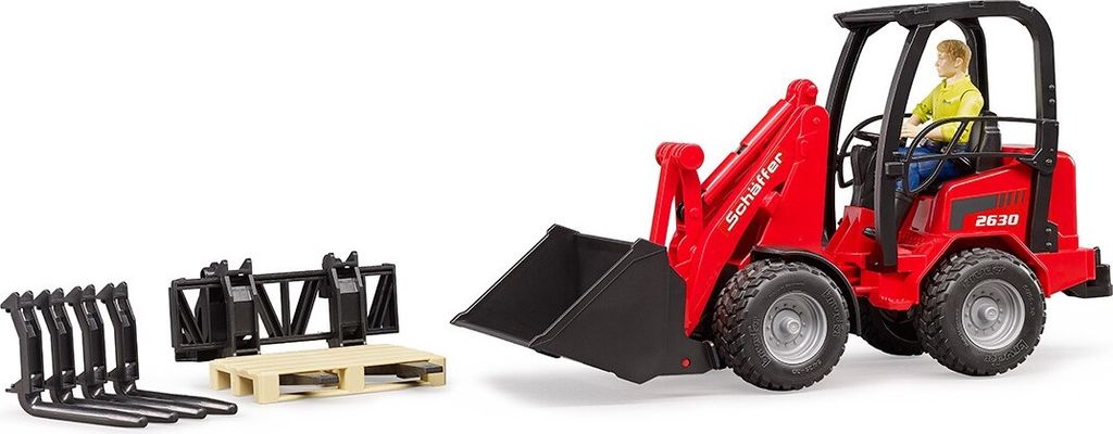 Bruder 02191 - Poľnohospodársky nakladač Schäffer 2630 s Obrázok produktu 