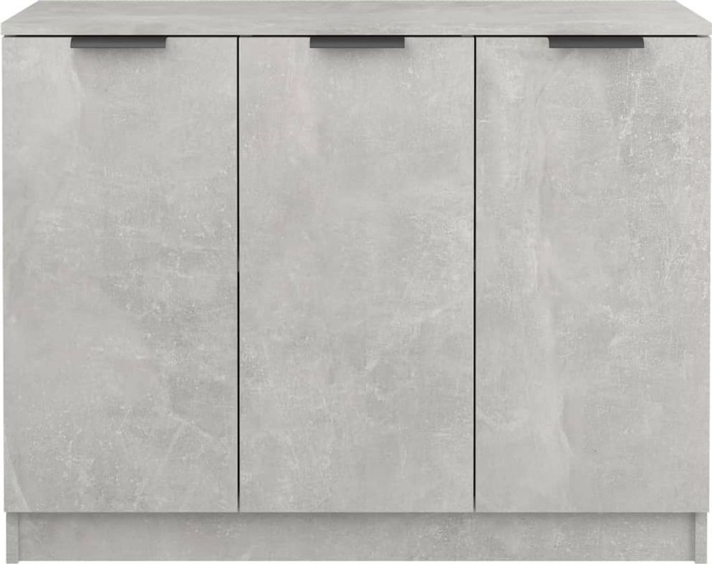 vidaXL Sideboard Betongrau 90,5x30x70 cm Holzwerkstoff Produktbild 