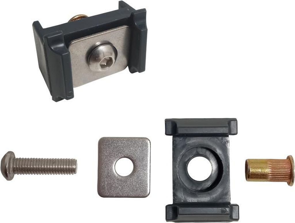 Befestigung Klemmplatte 10er Set Halterung für Produktbild 