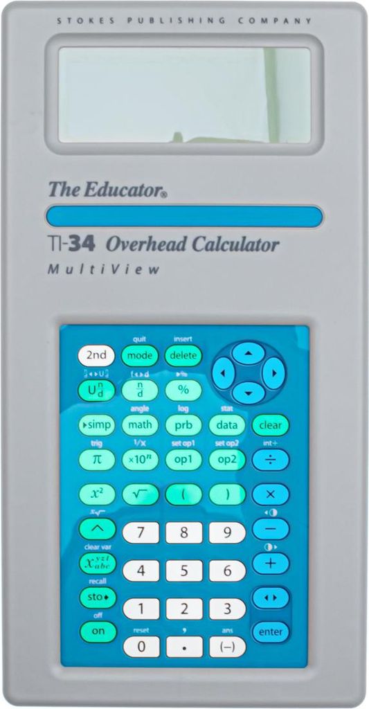 TI-OHD 34 MultiView Overheadversion des TI-34 MultiView (ab 01/2008) von Texas Instruments
