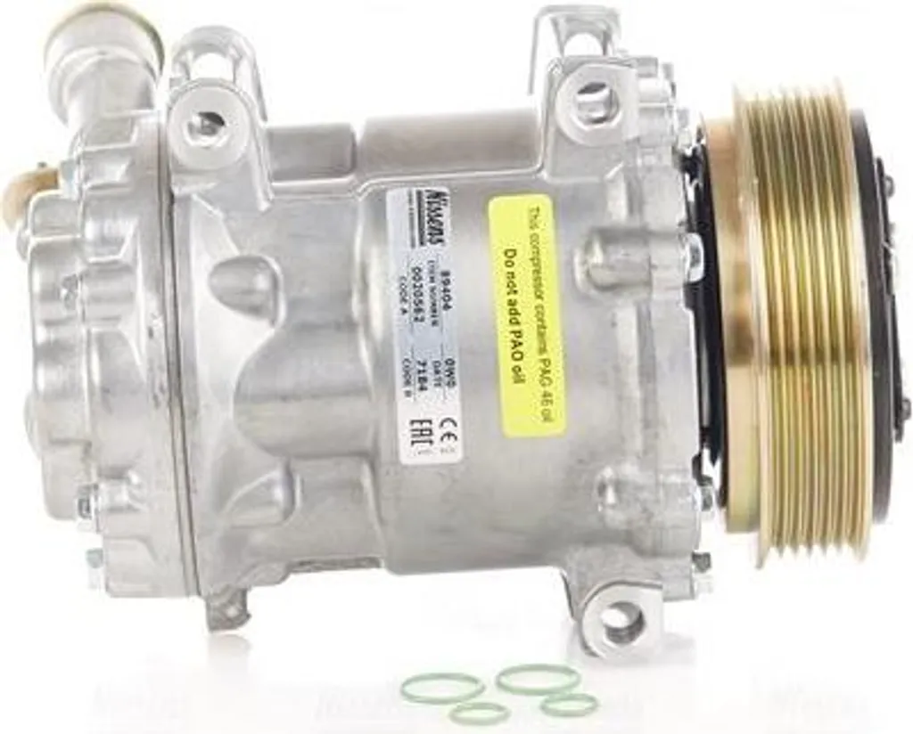 Compresseur de Climatisation NISSENS 89404 OE 6453PM pour 407 et C5