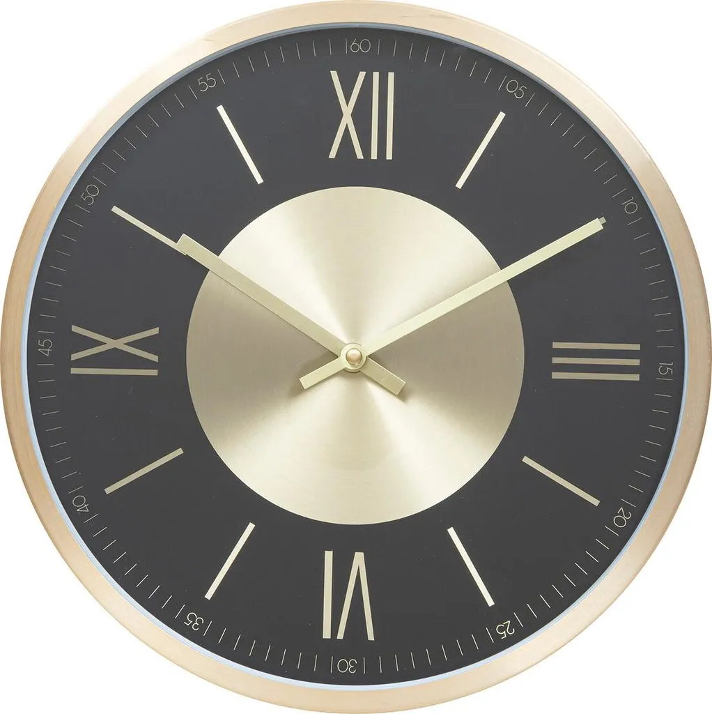 Pendule murale design de 30cm ARIANNA pour salon et bureau contemporain