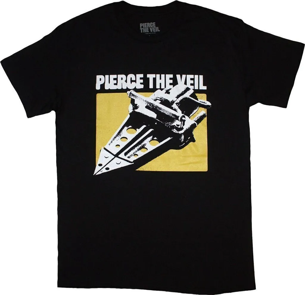 T-shirt Pierce The Veil Jaws noir taille M - Merch Officiel Rock Metal