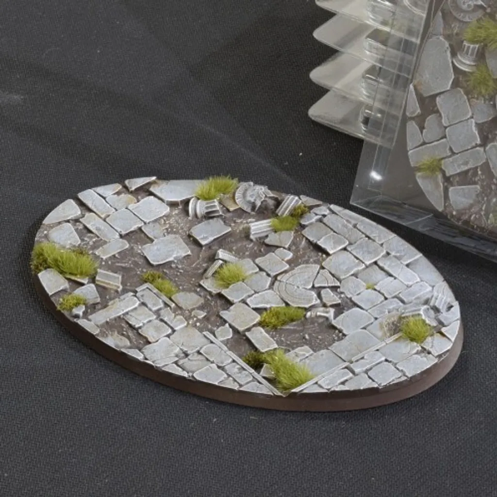 Gamers Grass 170mm Temple Bases Ovale pour Figurines de Wargames