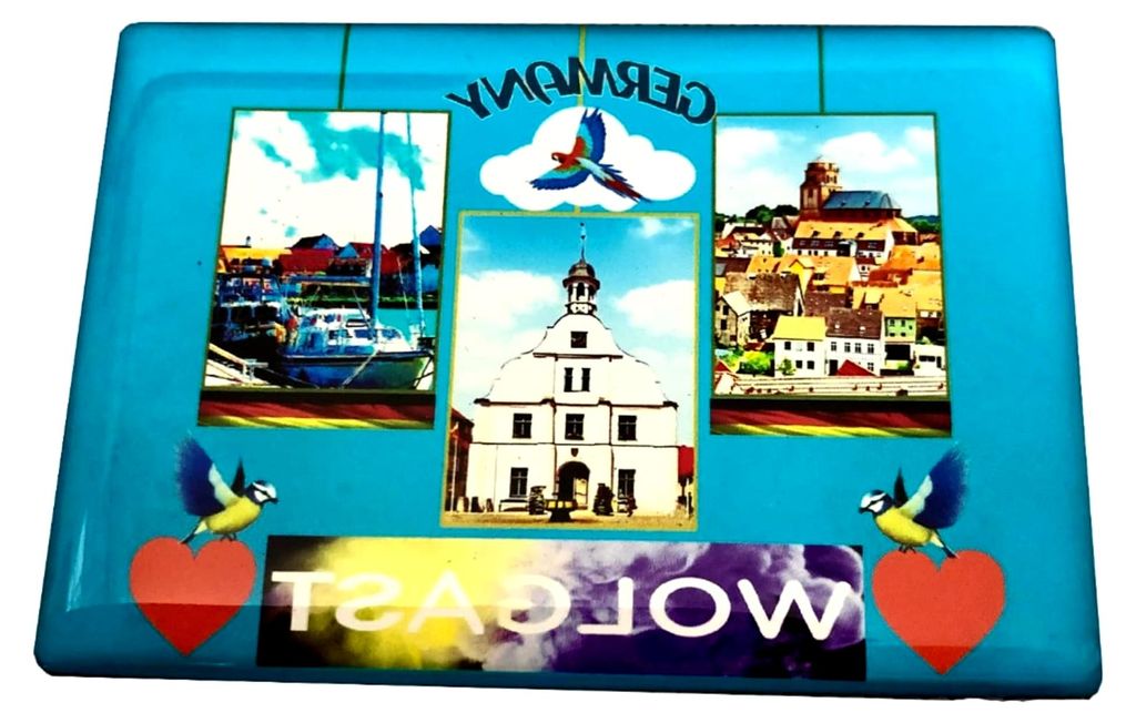Wolgast Usedom Deutschland Kühlschrankmagnet Souvenir Reiseandenken Geschenkartikel