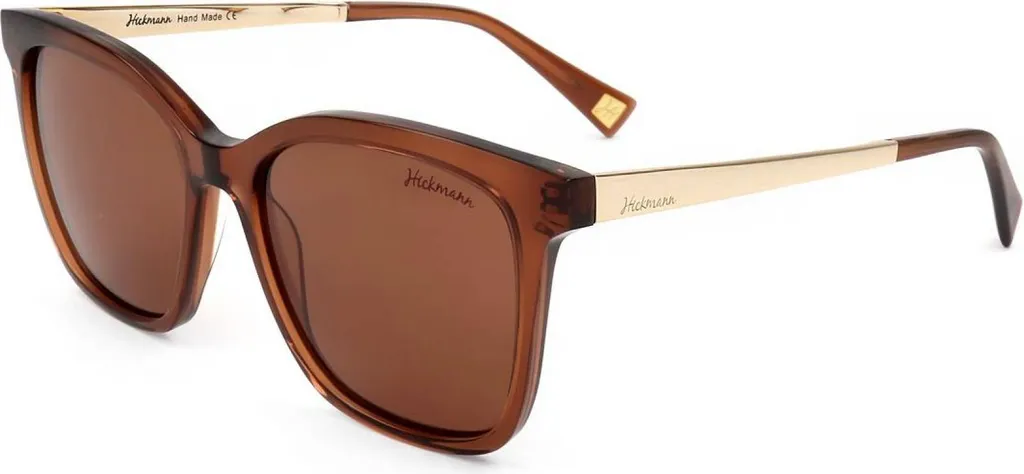 Hickmann HI9057 T01 Occhiali da Sole Donna - Stile Quadrato Marrone