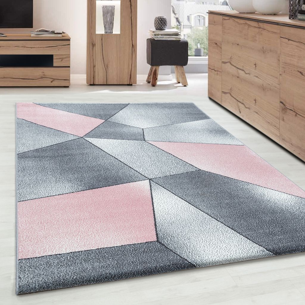 Moderní designový koberec s krátkým vlasem Geometrický Obrázek produktu 