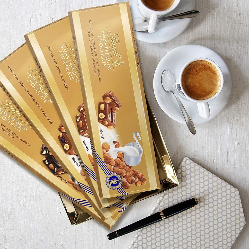 Lindt & Sprüngli Alpine Whole Milk Nut 300g Zdjęcie produktu 12