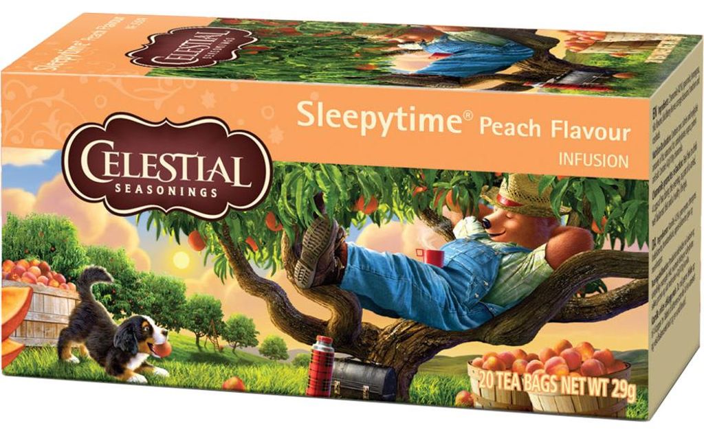 Celestial Seasonings Sleepytime peach herb tea (20 stuks) Productafbeelding 