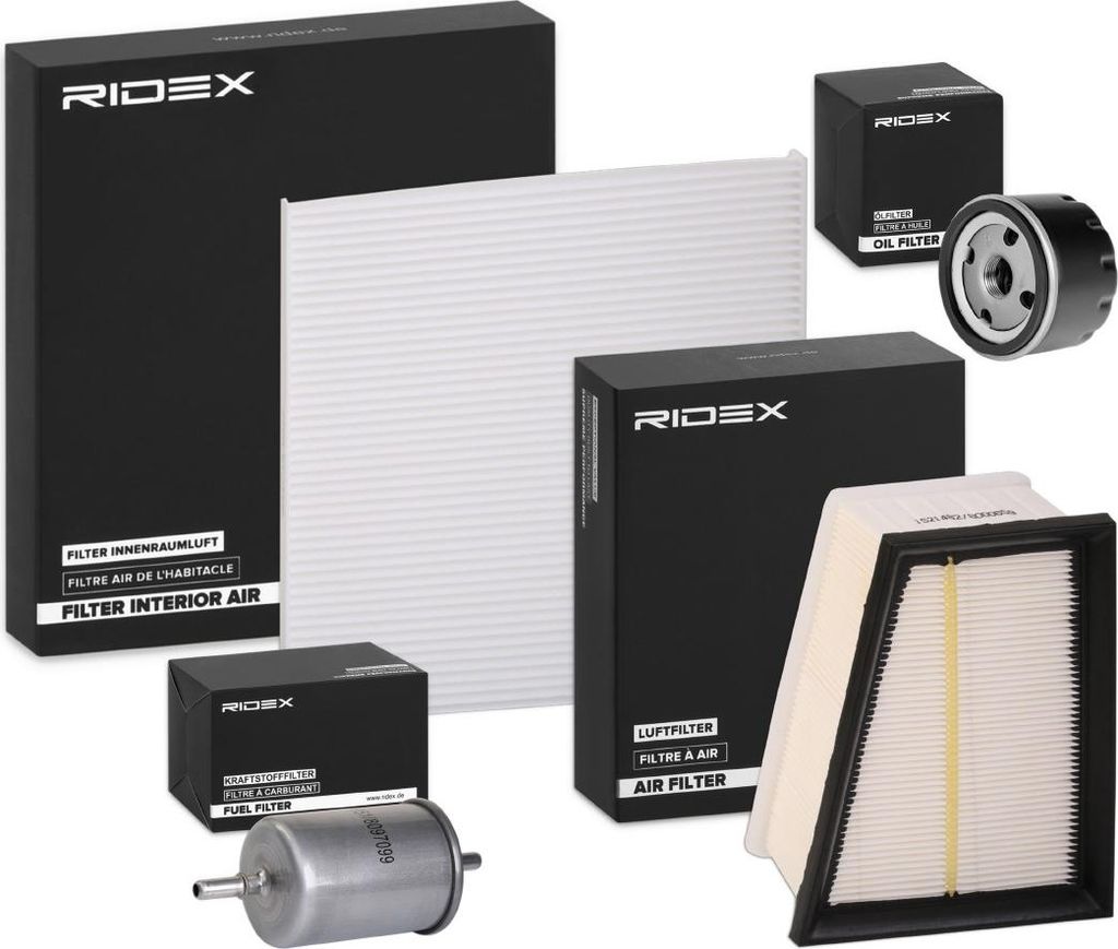 RIDEX Filterset Inspektionspaket Filtersatz für RENAULT Scénic I (JA0/1, FA0) MEGANE Scenic (JA0/1)