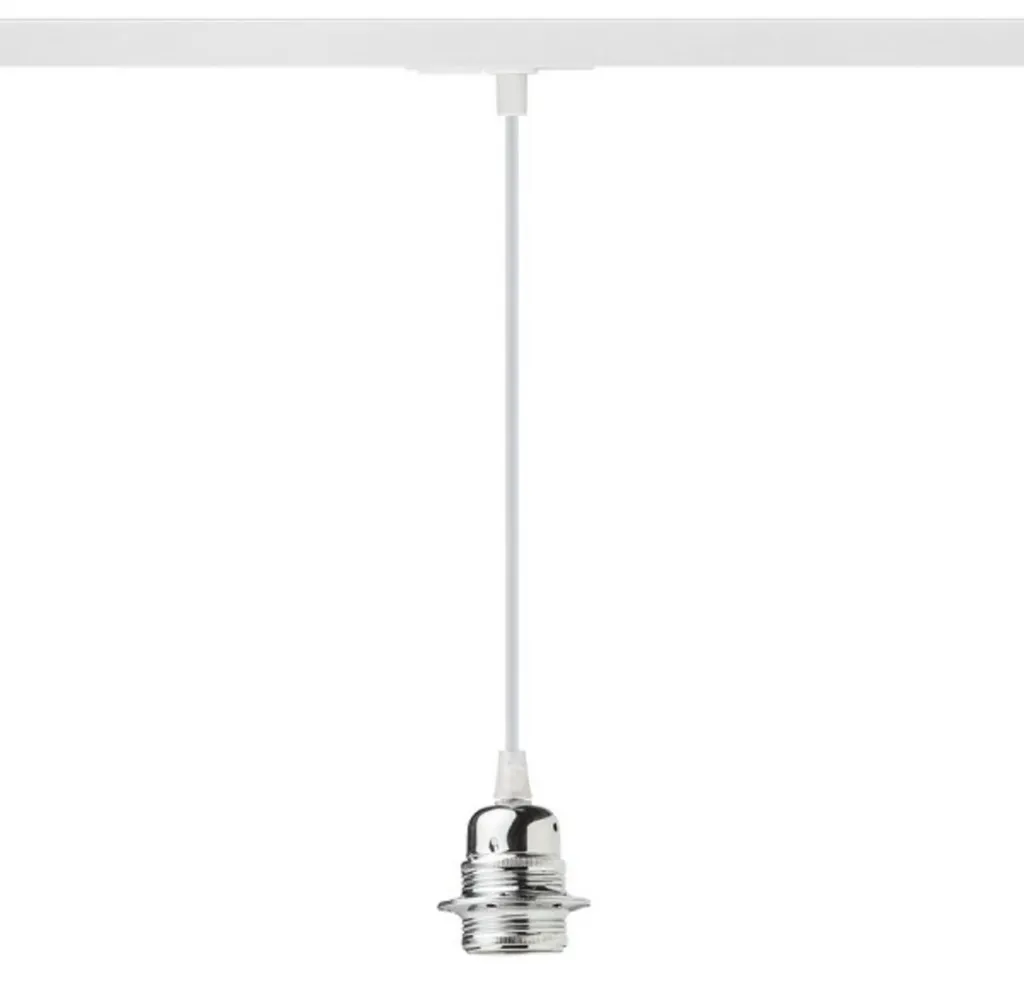 Projecteur ELISA rail simple BA1+BK+CHO 230V LED E27 15W Noir et Or