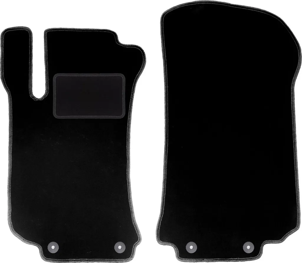 Tappetini in Velluto Nero Mercedes Classe R V251 (2005-2013) 2pz