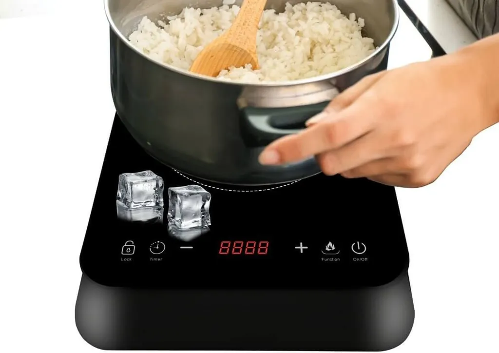 Plaque de cuisson d'appoint pour camping et studio, induction 2000W - 9