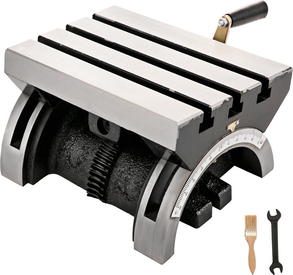 Einstellbarer Frästisch 250 x 180 x 133 mm 0-40° Kreuztisch Multifunktionsfräse Arbeitstisch Koordinatentisch Kreuztisch für