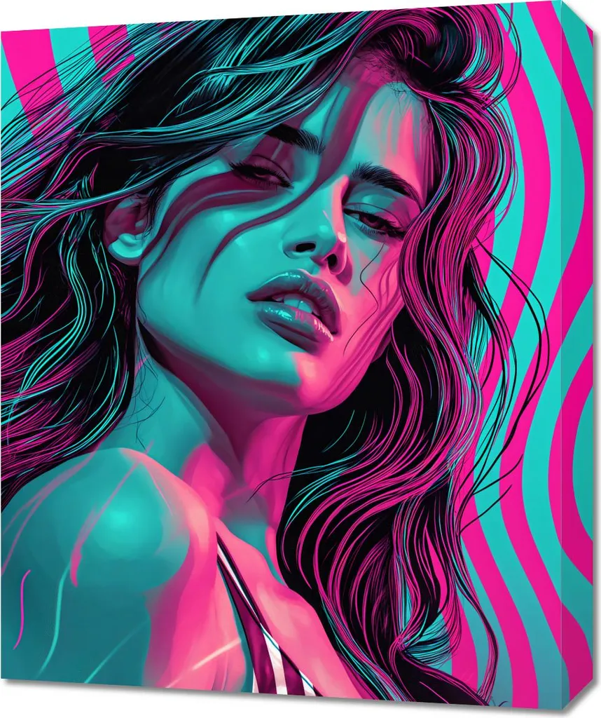 Sublimez vos Murs avec l'Image Neonblick 50x60 cm - Finition Anti-Reflet