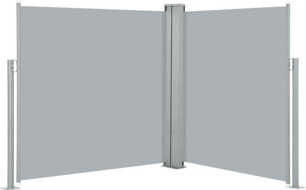 vidaXL Tenda laterale estensibile antracite 140 x 600 cm Immagine del prodotto 