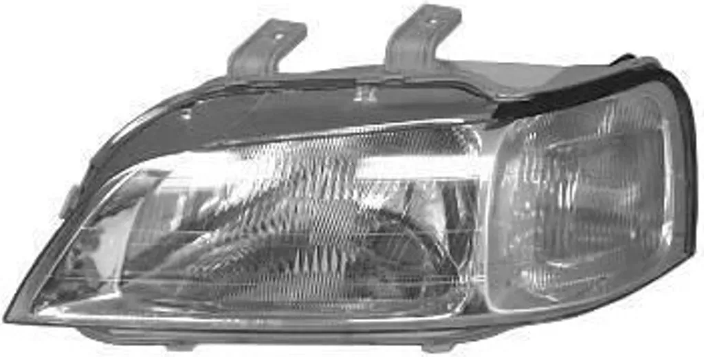 Proiettore Destro Van Wezel 2529964 per Honda Civic VI | Look Cristallino