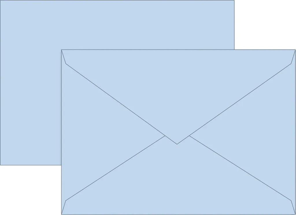 Lot de 5 Enveloppes C5 BRUNNEN 105125432 Bleues - Papier Robuste