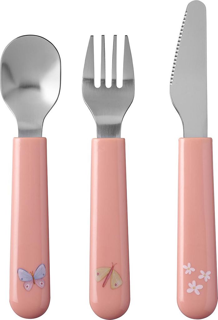 Mepal – Kinderbesteck 3-teiliges Set Mepal Mio – Kinderbesteck – Kinderbesteck ab 12 Monate – Inklusive Messer, Gabel & Löffel – 3er Set...
