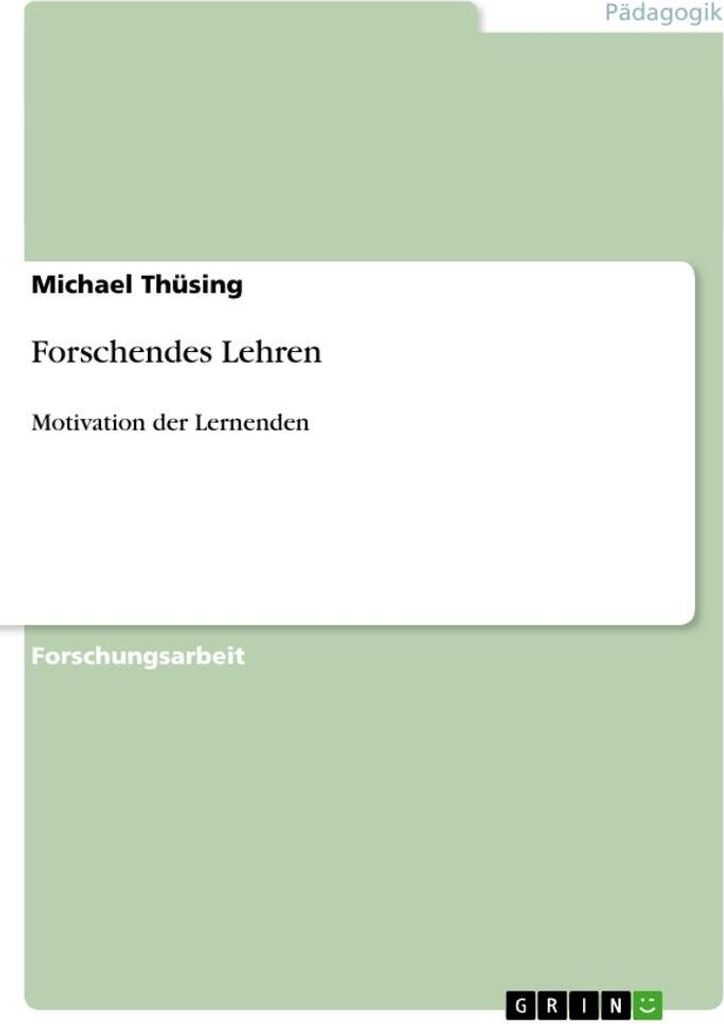 Forschendes Lehren