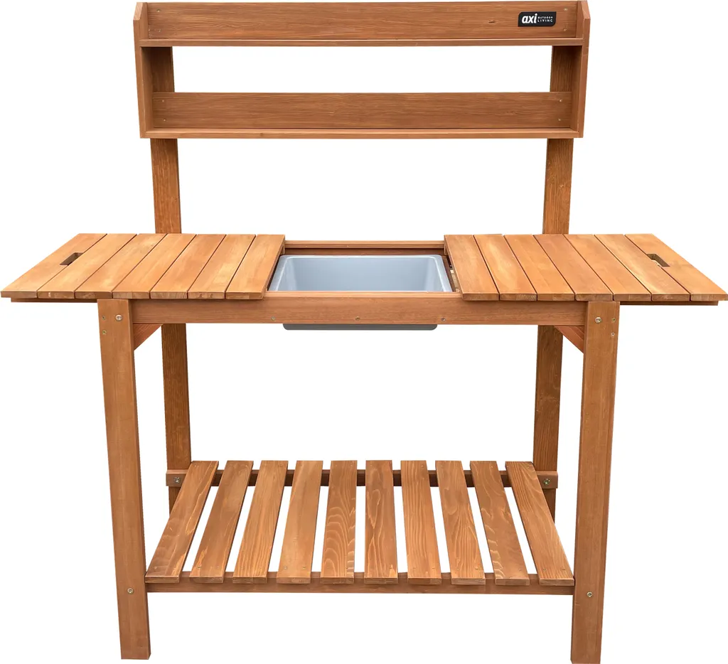 AXI Table de rempotage en bois de pruche coulissante 100 x 46 x 140 cm