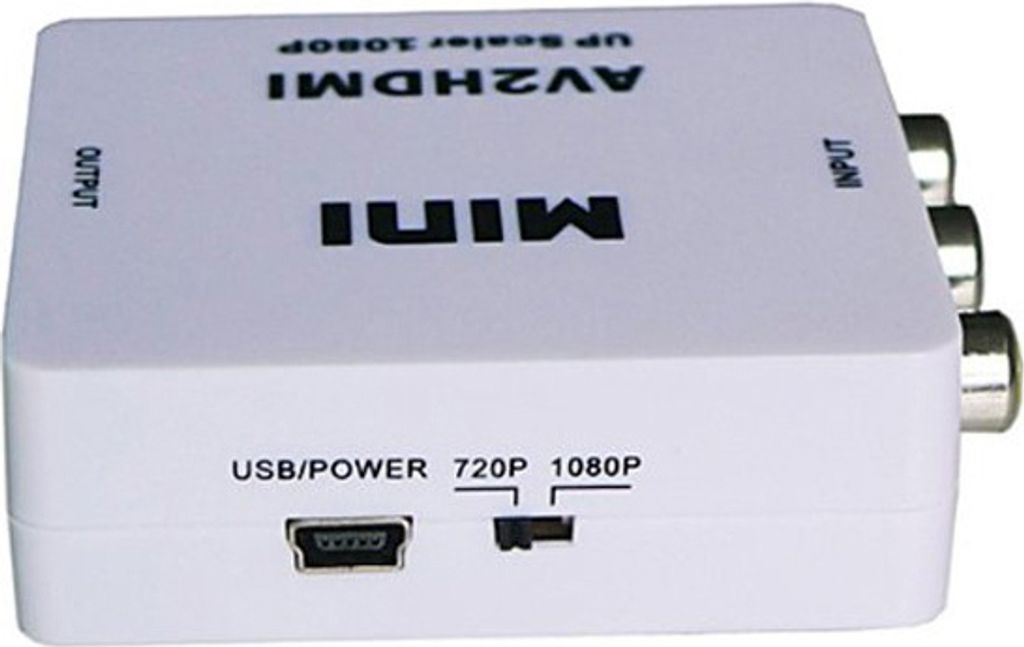 Prevodník Mini AV(RCA) na HDMI, 1080p, video a stereo zvuk Obrázok produktu 3