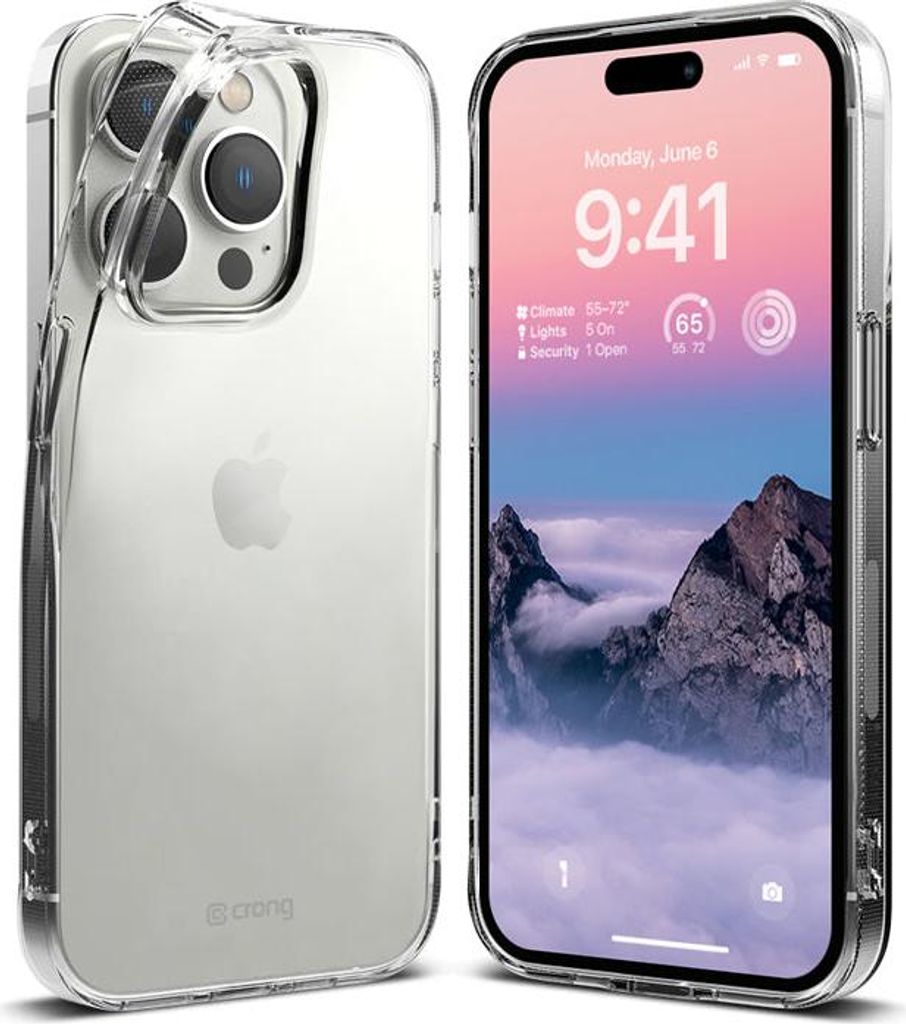 Crong Crystal Slim Cover Apple iPhone 14 Pro (Transparent) Image du produit 