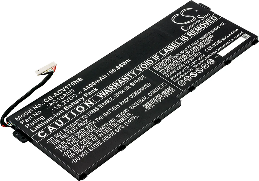 Batterie longue durée Acer VN7-791G-792A V17 Nitro Li-ion haute capacité