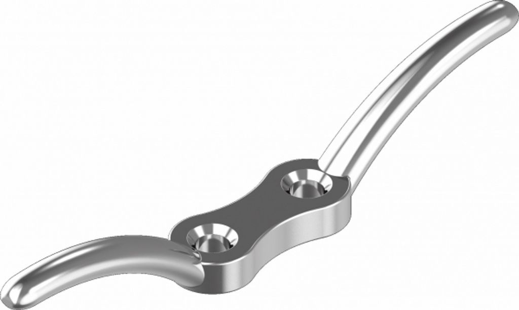 Flaggenklampe Klampe Edelstahl A4 67mm ARBO-INOX