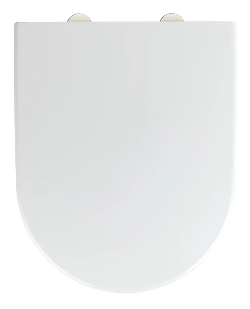 WENKO Sedile WC n. 4 Bianco - Copriwater Soft Close in Duroplast