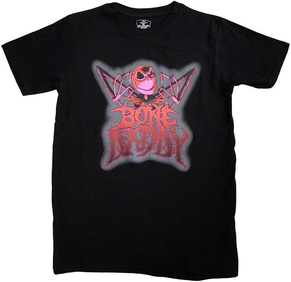 The Nightmare Before Christmas - "Bone Daddy" T-Shirt für Herren/Damen Uni RO11116 (XL) (Schwarz)