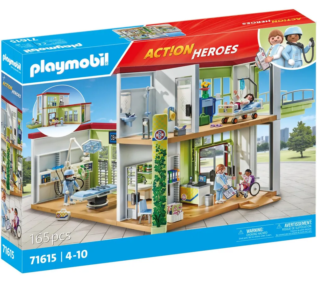Dédramatisez les Soins avec l'Hôpital Moderne Playmobil 71615 Interactif