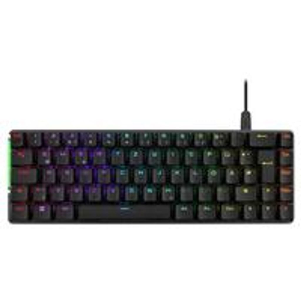 ASUS ROG Falchion Ace (Black), Kabelgebunden, USB, Mechanischer Switch, AZERTY, RGB-LED, Schwarz