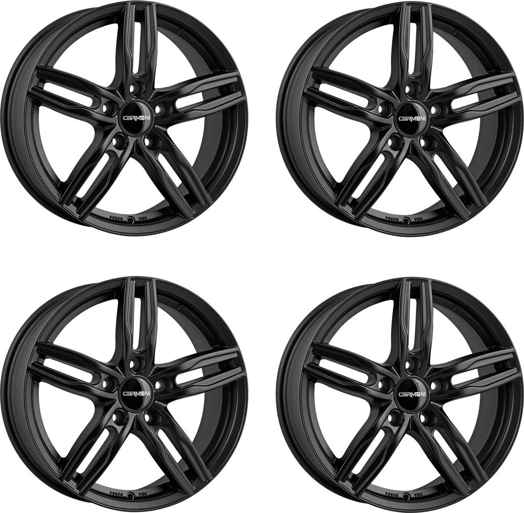 4 Carmani Felgen 14 Paul 7.5x17 ET52 5x112 SWM für Mercedes A-Klasse B-Klasse CLA