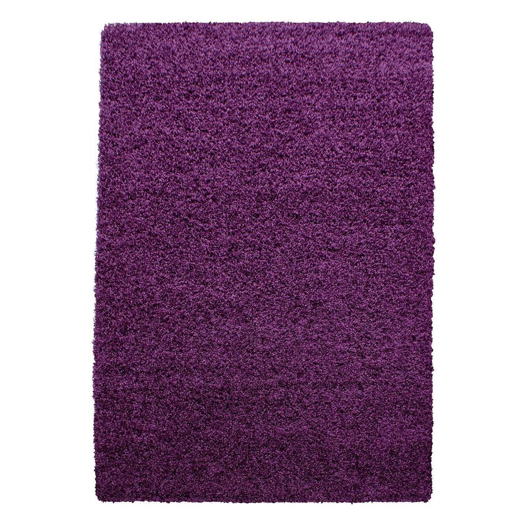 Hochflor Teppich LIFE Violett 120 cm x 170 cm
