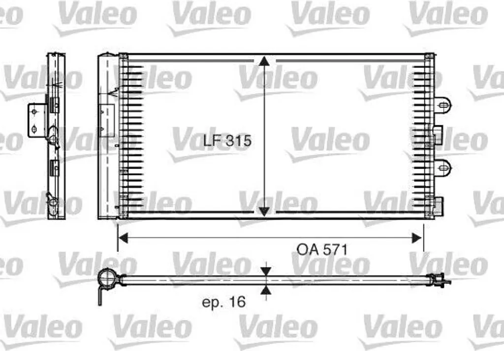 Réparer la climatisation de Fiat Punto avec le condenseur Valeo 817703