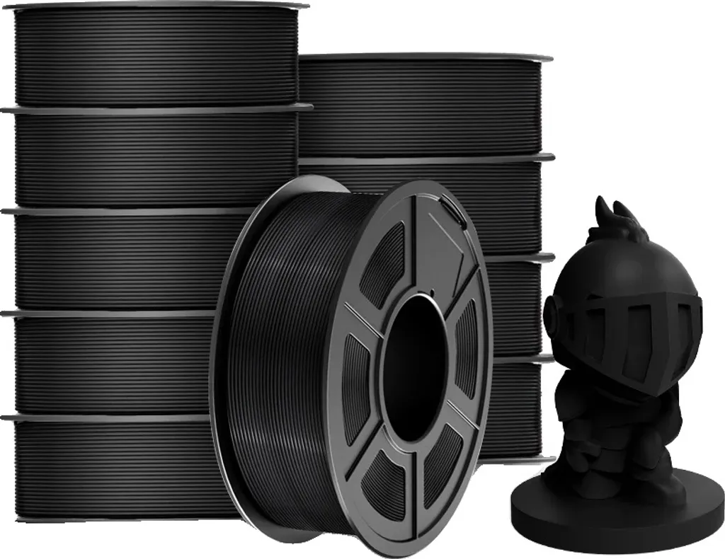 Recharge Filament PETG Noir 11KG pour Impression 3D Durable
