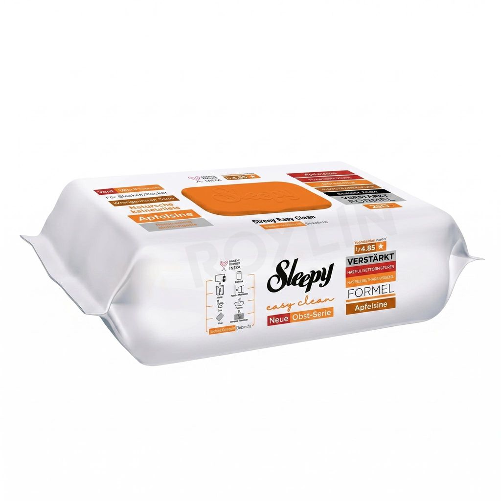 Sleepy Easy Clean Oberflächenreinigungstücher Orange 100 Produktbild 