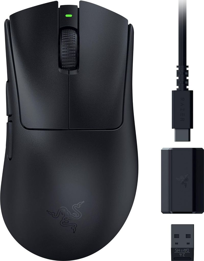 Razer Mouse DeathAdder V3 HyperSpeed (RZ01-05140100-R3G1) Produktbild 