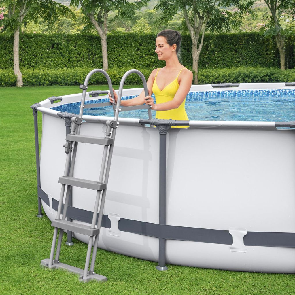 Steel Pro Max™ Frame Pool Komplett-Set, rund, mit Produktbild 16