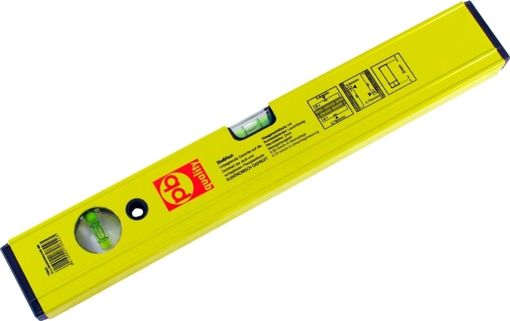 Alu-Wasserwaage 400 mm 'PB-Exact' gelb