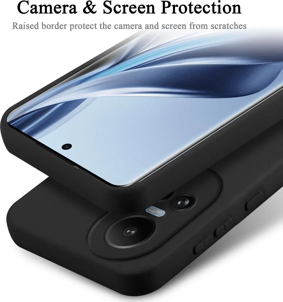 Cadorabo Case Compatible with Oppo Reno2 in Fully Transparent - Shockproof and Scratch Resistant TPU Silicone Cover - Ultra Slim Protective Gel Shell Bumper Back Skin